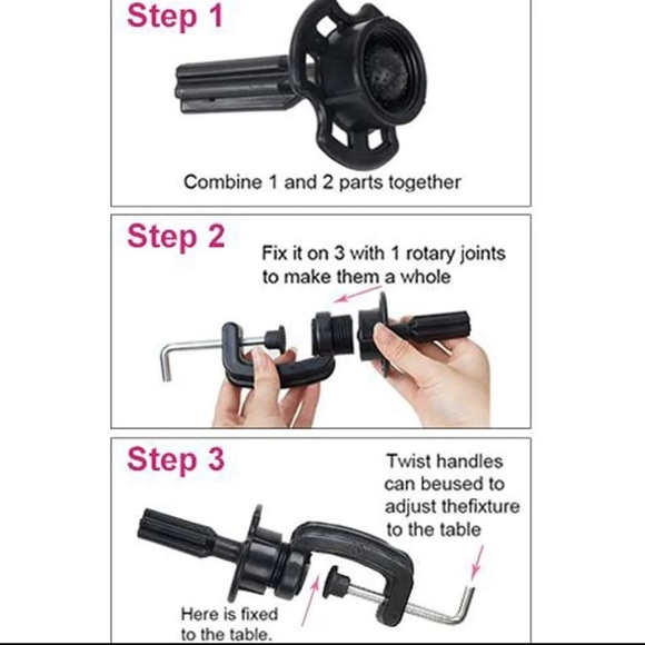 Mannequin canvas head with hook for wig making - Picture 2 of 4